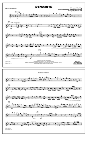 Dynamite (arr. Ishbah Cox) - Bells/Xylophone