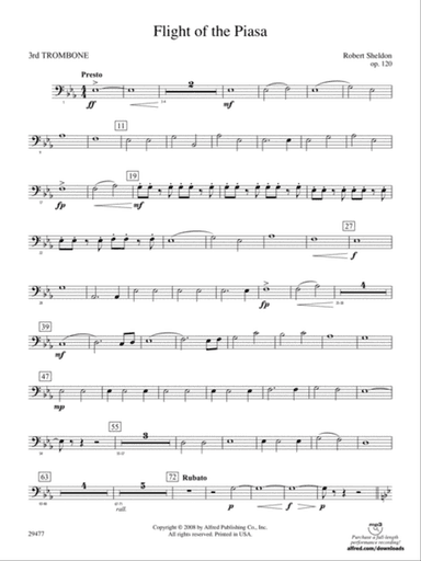 Flight of the Piasa: 3rd Trombone