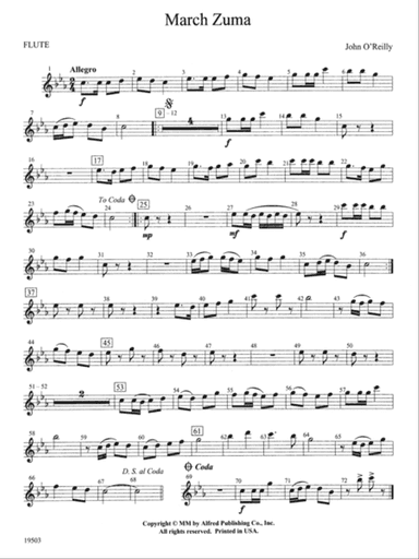 March Zuma: Flute