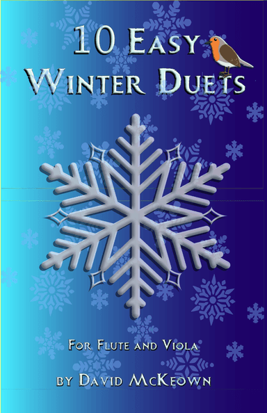 10 Easy Winter Duets for Flute and Viola