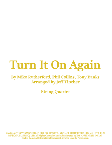 Turn It On Again