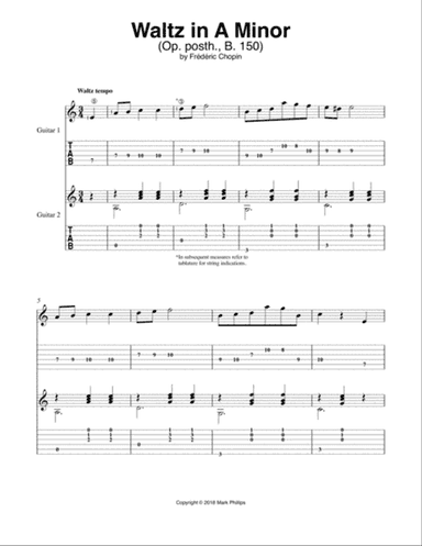 Waltz in A Minor (Op. posth., B. 150)