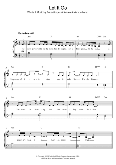 Let It Go (from Frozen)