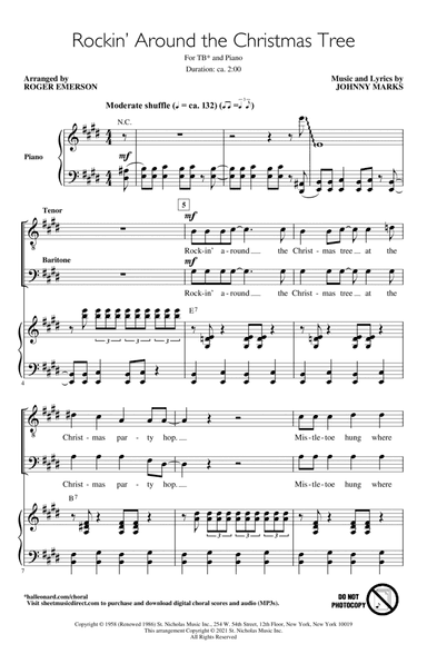 Rockin' Around The Christmas Tree (arr. Roger Emerson)