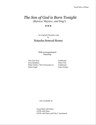 The Son of God is Born Tonight