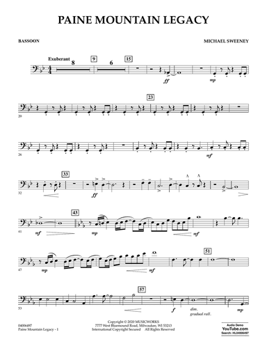 Paine Mountain Legacy - Bassoon