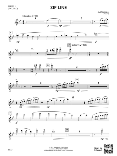 Zip Line: Flute 1 / Piccolo
