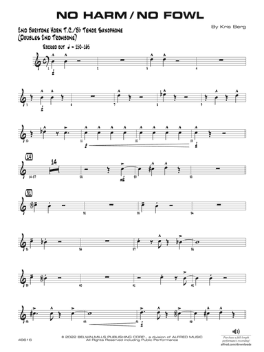 No Harm / No Fowl: 2nd Baritone T.C.