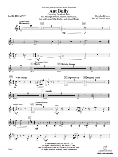 The Ant Bully: 2nd B-flat Trumpet