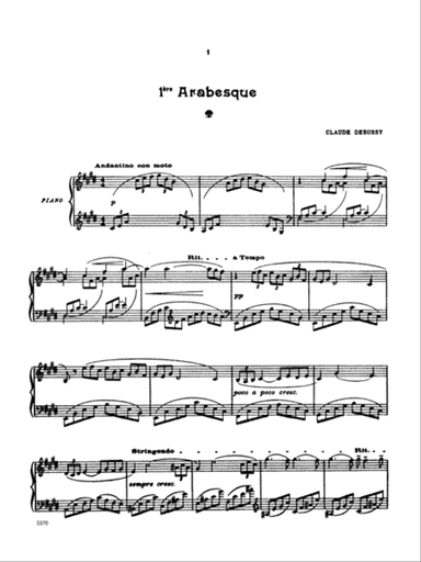 Debussy: Deux Arabesques