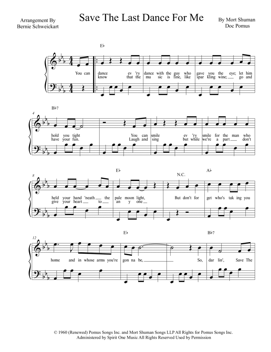 Save The Last Dance For Me