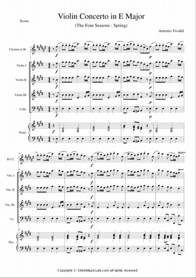 The Four Seasons - Spring 1st Movement