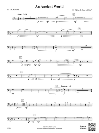 An Ancient World: 2nd Trombone