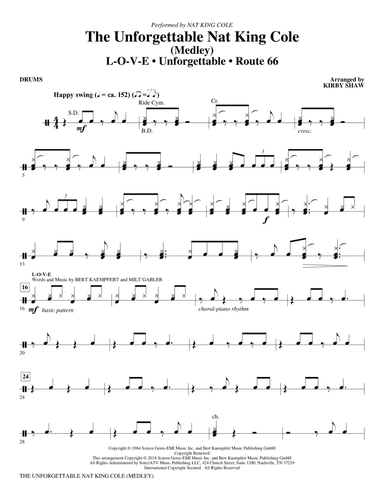 The Unforgettable Nat King Cole - Drums