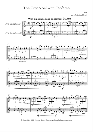 The First Noel with Fanfares