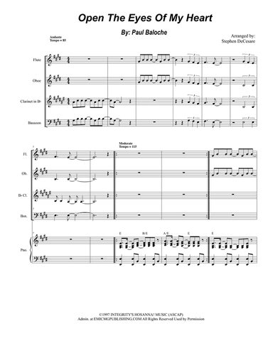 Open The Eyes Of My Heart