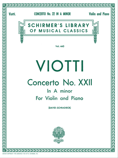 Concerto No. 22 in A Minor