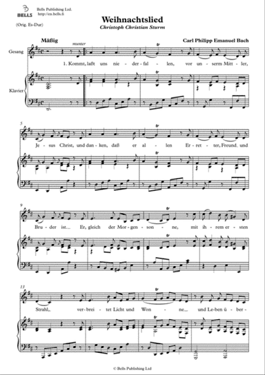 Weihnahctslied (D Major)