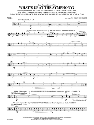 What's Up at the Symphony? (Bugs Bunny's Greatest Hits): Viola