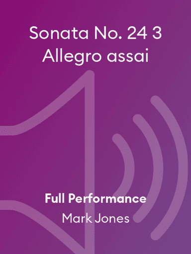 Sonata No. 24 3 Allegro assai