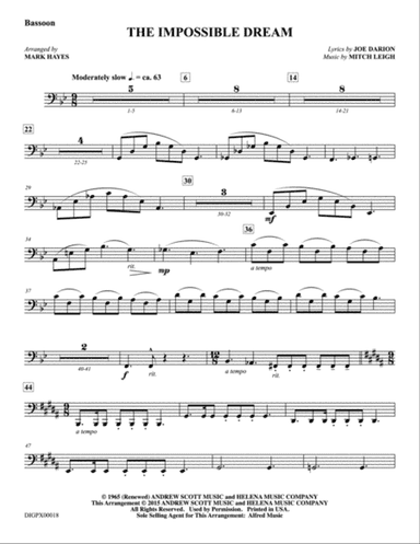 The Impossible Dream: Bassoon