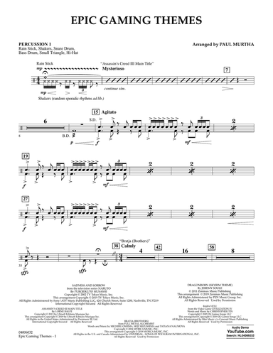 Epic Gaming Themes - Percussion 1