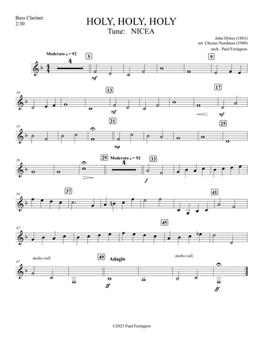 Holy, Holy, Holy (Hymn Tune: NICEA)