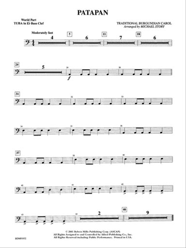 Patapan: WP E-flat Tuba B.C.