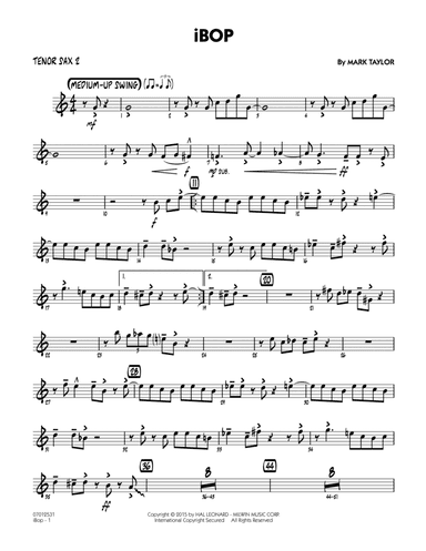 iBop - Tenor Sax 2