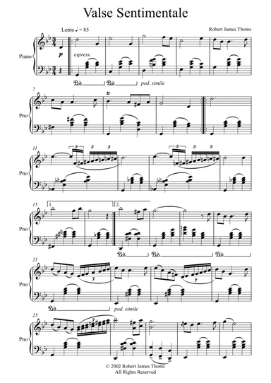 Valse Sentimentale