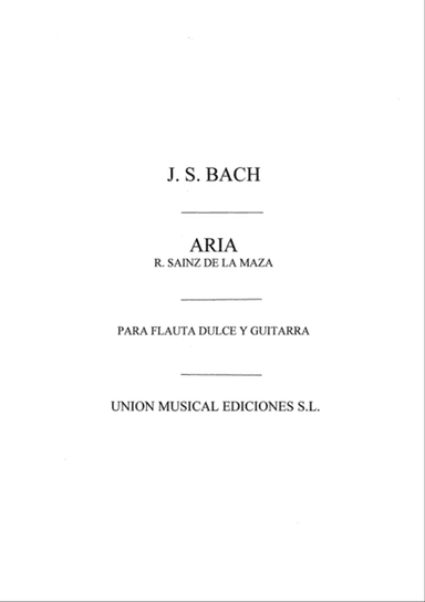 Aria De La Suite No.3