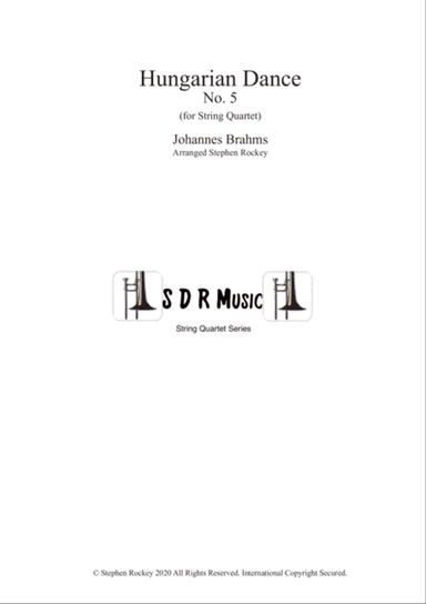 Hungarian Dance No.5 for String Quartet