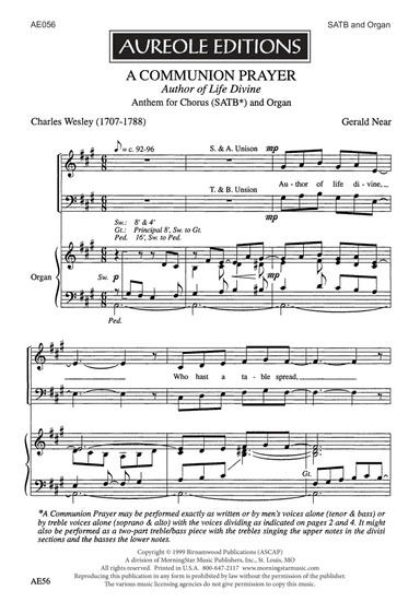 A Communion Prayer