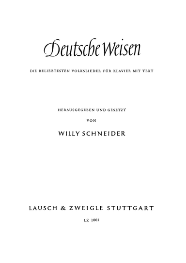 Deutsche Weisen
