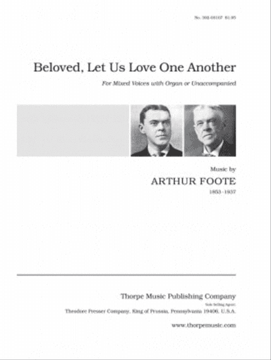Beloved, let us love one another