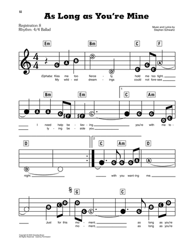 As Long As You're Mine (from Wicked)