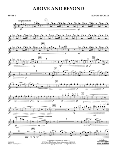 Above and Beyond - Flute 2