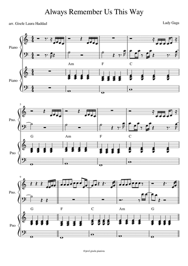 Always Remember Us This Way