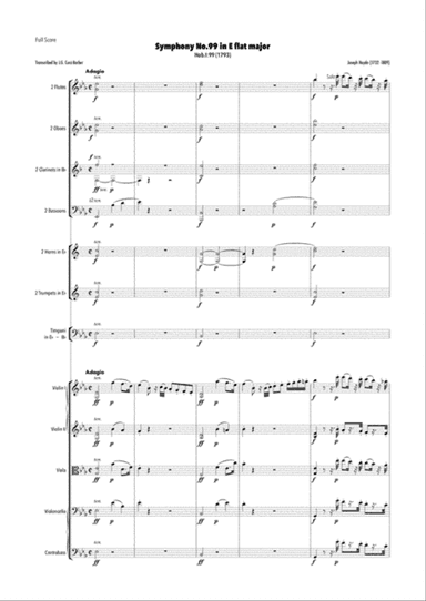 Haydn - Symphony No.99 in E flat major, Hob.I:99