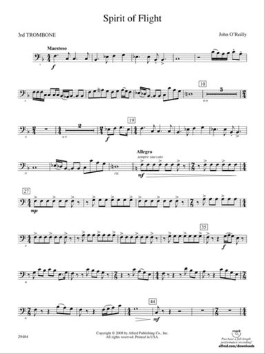 Spirit of Flight: 3rd Trombone