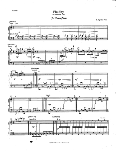 Fluidity for Marimba