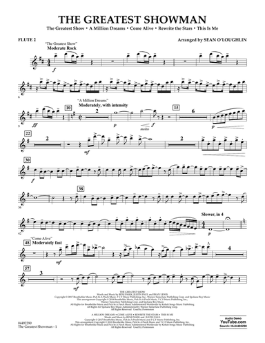 The Greatest Showman - Flute 2