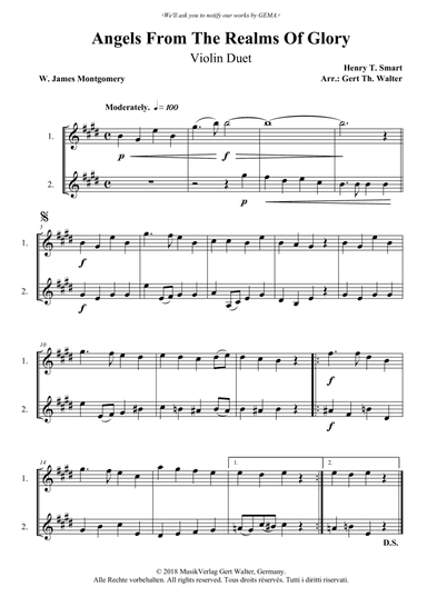 Angels From The Realms Of Glory