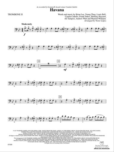 Havana: 2nd Trombone