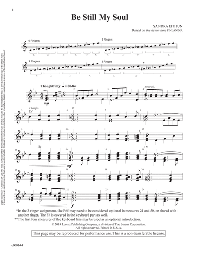 Be Still My Soul (Reproducible Download)