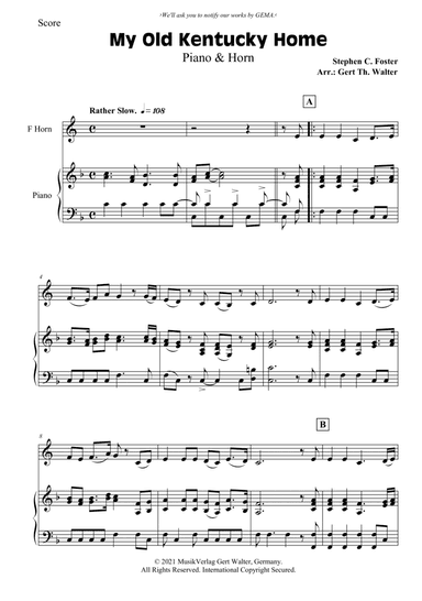 My Old Kentucky Home