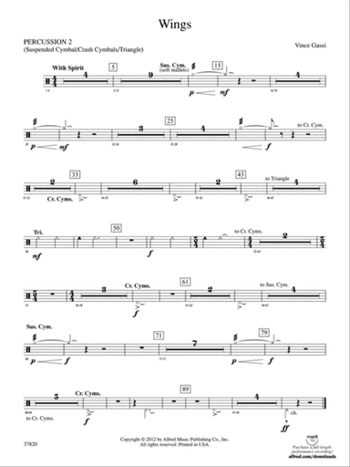 Wings: 2nd Percussion