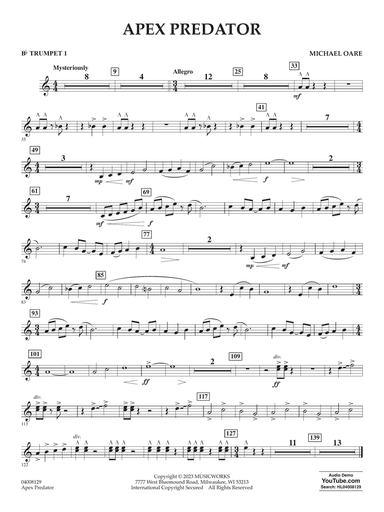 Apex Predator - Bb Trumpet 1