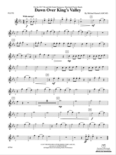 Dawn Over King's Valley: Flute