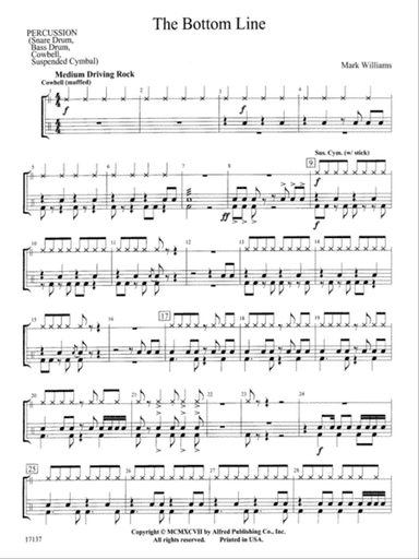 The Bottom Line: 1st Percussion